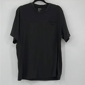 Zella Men's One Pocket Short Sleeve T Shirt Black - Size Large